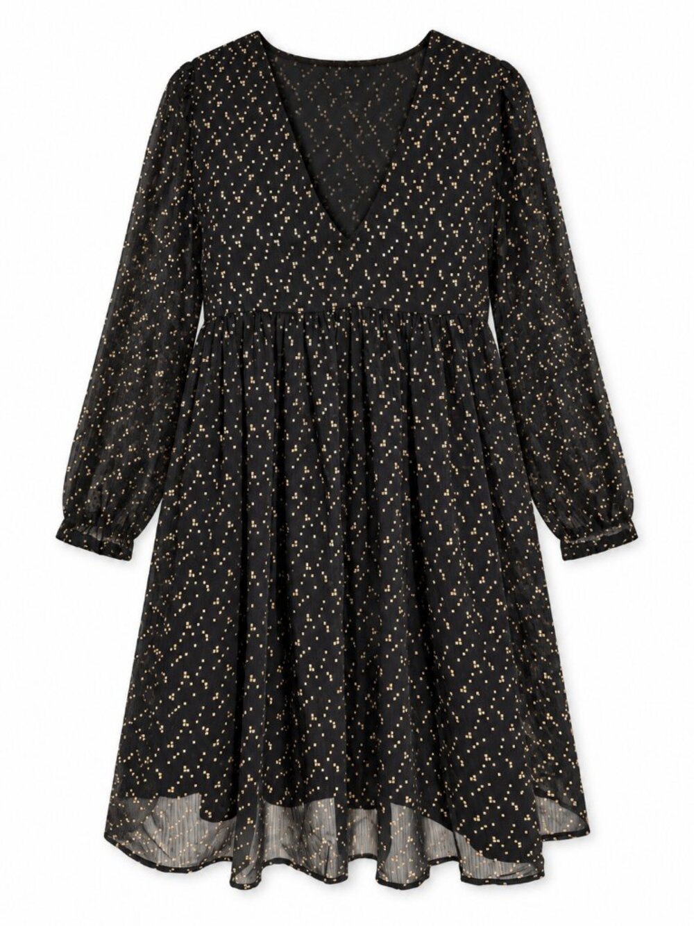 SUNDAY BEST Black metallic dress - XS
